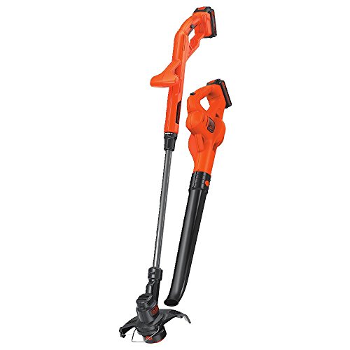 BLACK+DECKER 20V MAX String Trimmer / Edger and Sweeper Combo Kit, 10-Inch (LCC222)