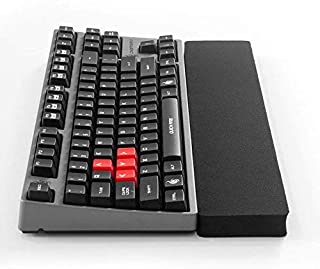 Grifiti Fat Wrist Pad 14 2.75 X 14 X 0.75 Inch Keyboard Wrist Rest for Tenkeyless Mechanical and Gaming Keyboards (2.75 x 14 inches, Black Nylon)