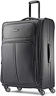 Samsonite Leverage LTE Softside Expandable Luggage with Spinner Wheels, Charcoal, Checked-Large 29-Inch