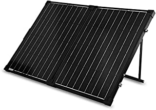 Renogy 100 Watt 12 Volt Monocrystalline Off Grid Portable Foldable 2Pcs 50W Solar Panel Suitcase Built-in Kickstand with Waterproof 20A Charger Controller