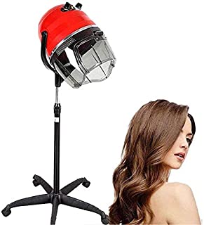 Professional Stand Hair Dryer with Bonnet Hood Hair Steamer, Portable Color Processor with Rolling Wheels Salon Beauty Equipment