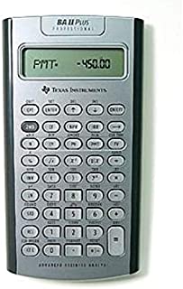 TEXAS INSTRUMENTS Professional Financial Calculator BA II Plus