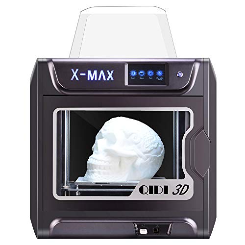 QIDI TECH Large Size Intelligent Industrial Grade 3D Printer New Model:X-max,5 Inch Touchscreen,WiFi Function,High Precision Printing with ABS,PLA,TPU,Flexible Filament,300x250x300mm