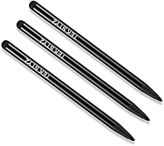 Tek Styz PRO Stylus Works for Google Chromebook/PixelBook Go/Pixel Slate High Accuracy Sensitive in Compact Form for Touch Screens [3 Pack-Black]