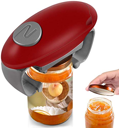 Electric Jar Opener, Hands Free Bottle Opener Restaurant Automatic Jar Opener for Seniors with Arthritis