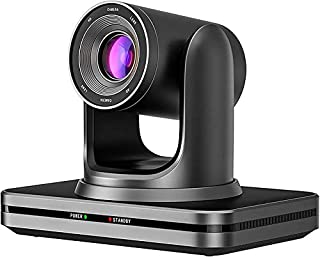 Jimcom PTZ Camera 10x Zoom, PTZ USB Camera for Conference Rooms, Live Streaming Camera Supports Skype, YouTube, OBSetc.