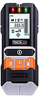 TACKLIFE Stud Finder, 5 in 1 Multi-Functional Center Finding Wall Scanner Detector with LCD Display, Sound Warning for Wood Stud/Metal/Live AC Wire/Moisture Detection- DMS05