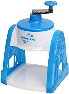 Time for Treats SnowFlake Snow Cone Maker, Small, white and blue