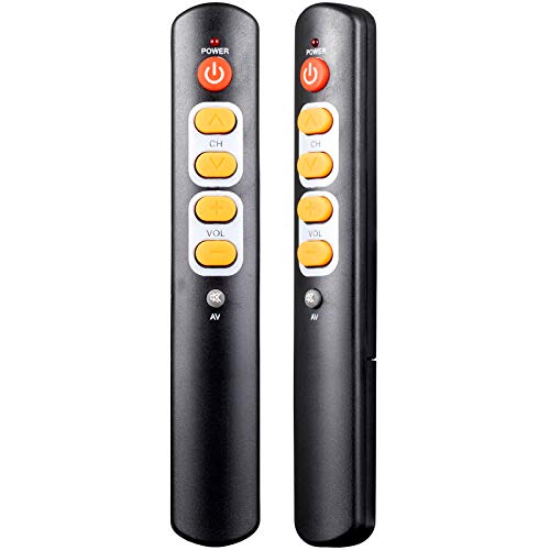 Universal Big Large Button Learning TV Remote Smart Television & Cable Box Controller-Easy use Perfect for Elderly and Children