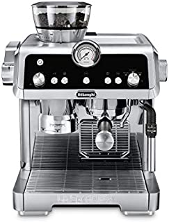 De'Longhi La Specialista Espresso Machine with Sensor Grinder, Dual Heating System, Advanced Latte System & Hot Water Spout for Americano Coffee or Tea, Stainless Steel, EC9335M