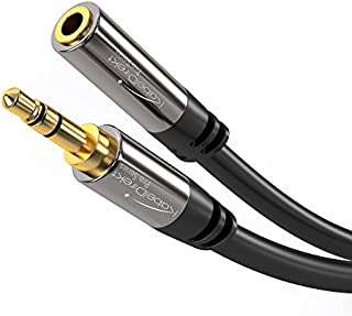 KabelDirekt  (20 feet 3.5mm Male to 3.5mm Female Stereo Audio Extension Cable  Pro Series