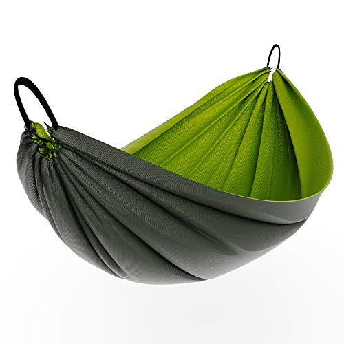 Avalanche Hammock or Hammock Underquilt for Camping, Outdoor Sleeping - Includes Tree Straps, Carry Bag (Underquilt - Green)