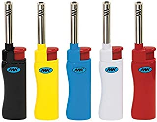 5 PC MK Windproof Refillable Candle Lighter