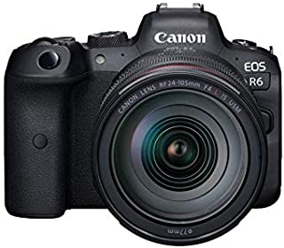 Canon EOS R6 Full-Frame Mirrorless Camera + RF24-105mm F4 L is USM Lens Kit