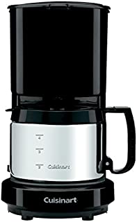 Conair Cuisinart WCM08B 4-Cup Coffeemaker Black with Stainless Steel Carafe