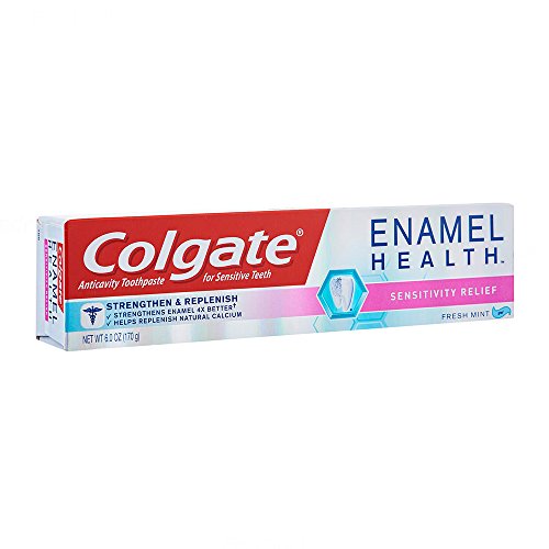 Colgate Enamel Health Toothpaste, Sensitivity Relief, Fresh Mint Gel, 6.0 oz