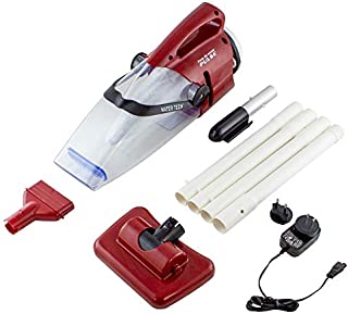 POOL BLASTER Water Tech Pulse Cordless Rechargeable, Battery-Powered, Pool-Cleaner, 7.5 Vacuum Head with Brushes, Ideal for Cleaning Leaves, Dirt and Sand Includes Four Piece Pole Set (45 Length)