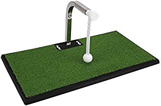 Infinite Prime Golf Swing Simulator for Indoors & Outdoors Golf Training Aid: Mat, 2 Golf Balls, Turf, Tool and Assembly Pieces Included