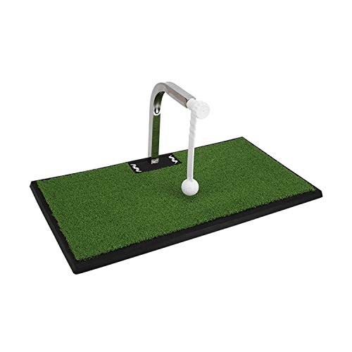 Infinite Prime Golf Swing Simulator for Indoors & Outdoors Golf Training Aid: Mat, 2 Golf Balls, Turf, Tool and Assembly Pieces Included