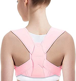 Posture Corrector for Women and Men, Vicorrect Adjustable Upper Back Brace for Clavicle Support and Providing Pain Relief from Neck, Shoulder, and Upper Back M(27