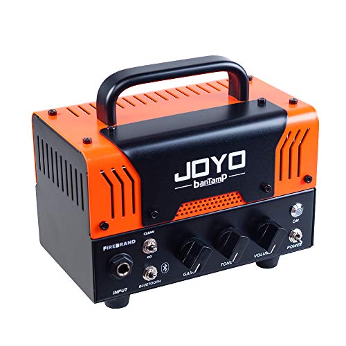 JOYO FireBrand (FIREBALL) BanTamp Series Mini Amp Head 20 Watt Preamp 2 Channel Hybrid Tube Guitar Amplifier with Bluetooth