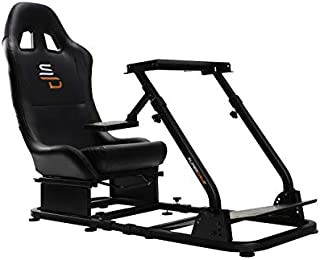 Superdrive - Bucket simulation seat with support for steering wheel, gear lever and pedals - Driving Cockpit SD700 for PS4, Xbox One and PC