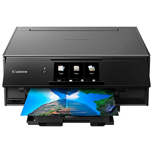 Canon Wireless All-in-One Printer with Scanner and Copier: Mobile and Tablet Printing, with Airprint(TM) and Google Cloud Print Compatible, Black (Renewed)