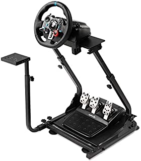 GTRACING Racing Wheel Stand for Logitech G27 G25 G29 G920 Racing Simulator Mount Video Game Accessories S02 Racing Steering Wheel Shifter Pedals NOT Included