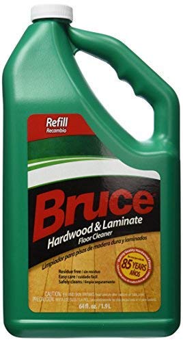 Bruce Hardwood and Laminate Floor Cleaner for All No-Wax Urethane Finished Floors Refill 64oz FamilyValue 2Pack (64oz)-TQK-Bruce