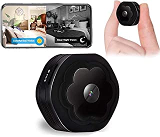 Hidden Spy Camera WiFiWireless Mini Spy Camera HD 1080P Security Camera for HomeSmall Portable Nanny Cam with Night Vision Motion Detection, iOS/Android APP Remote View