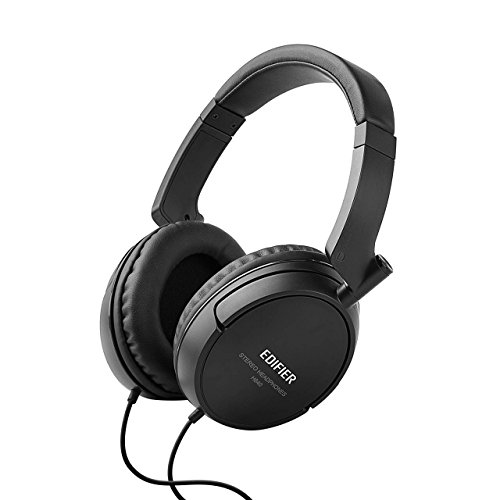 Edifier H840 Audiophile Over-The-Ear Headphones - Hi-Fi Over-Ear Noise-Isolating Audiophile Closed Monitor Stereo Headphone - Black