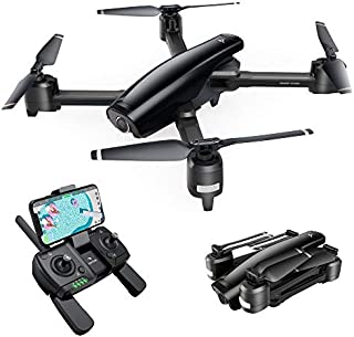 SNAPTAIN SP550 Foldable GPS Drone with 2K Camera, 5Ghz WiFi FPV RC Quadcopter for Adults w/ 90° Adjustable Camera, GPS Auto Return Home, Follow Me, Point of Interest, Way Points, Gesture Control