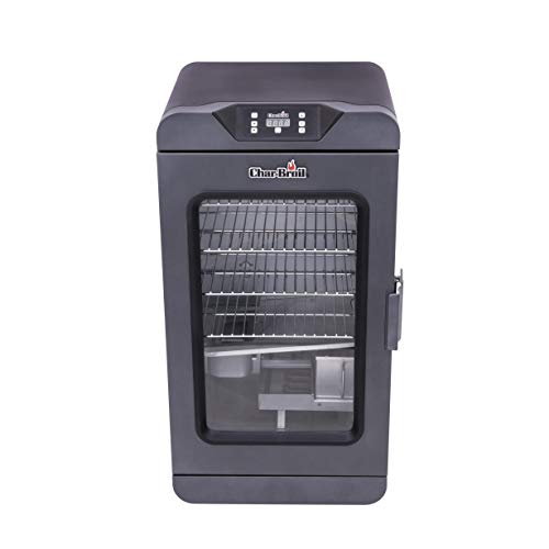 Char-Broil 19202101 Deluxe Black Digital Electric Smoker, Large, 725 Square Inch