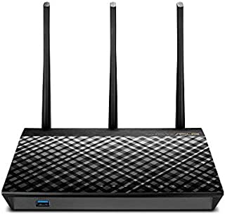 ASUS AC1750 WiFi Router (RT-AC66U B1) - Dual Band Gigabit Wireless Internet Router, ASUSWRT, Gaming & Streaming, AiMesh Compatible, Included Lifetime Internet Security, Adaptive QoS, Parental Control