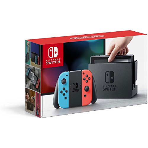 Nintendo Switch  Neon Red and Neon Blue Joy-Con - HAC 001 (Discontinued by Manufacturer)