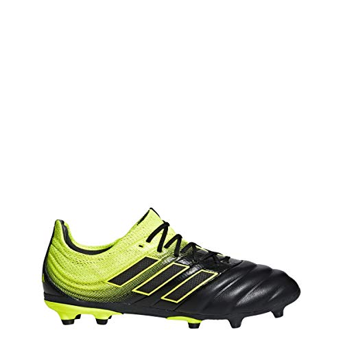 adidas Copa 19.1 FG Cleat - Kid's Soccer Core Black/Solar Yellow