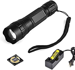 BESTSUN 940nm IR Illuminator Infrared Light Night Vision Adjustable Focus LED Flashlight Torch Kit for Hunting Coyote Hog Predator Thermal Pig Fox Rat