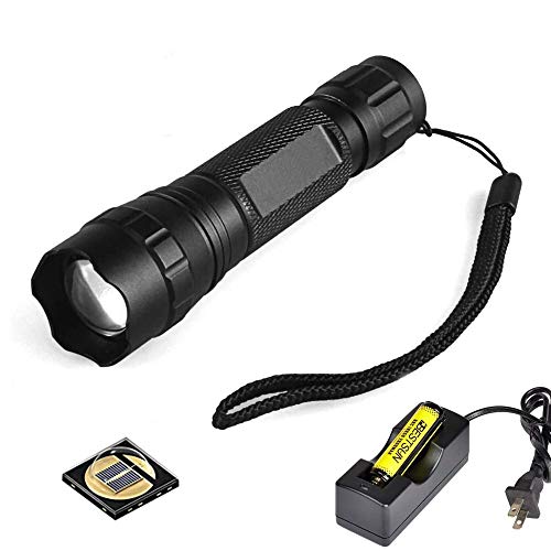 BESTSUN 940nm IR Illuminator Infrared Light Night Vision Adjustable Focus LED Flashlight Torch Kit for Hunting Coyote Hog Predator Thermal Pig Fox Rat