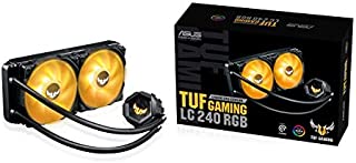 ASUS TUF Gaming LC 240 RGB All-in-one Liquid CPU Cooler (Aura Sync,TUF 120mm RGB Radiator Fans with Fan Blade Groove Design)