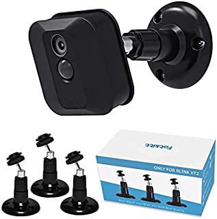 Blink XT / XT2 Camera Mount, 360 Degree Adjustable Indoor/Outdoor Wall Mount Bracket for Blink Home Security System Black 3 Pack