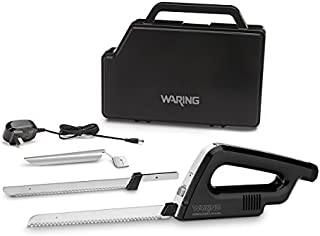 Waring Commercial Rechargeable/Cordless Electric Knife, Black