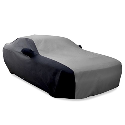 2008-2021 Dodge Challenger Ultraguard Plus Car Cover - Indoor/Outdoor Protection (Gray/Black)