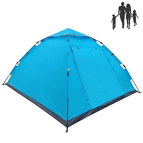 LETHMIK Pop Up Tent | Tents for Camping 2 3 4 Person - 30 Seconds Easy Up Camping Tent - Waterproof, Lightweight Instant Tent for Outdoor Hiking - Includes Carry Bag