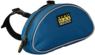 TrailMax 500 Series Saddle Pommel Pocket Saddle Bag for Horse Trail Riding, 1680-denier Water Resistant Nylon, fits Western & Endurance Saddles, Glacier Blue