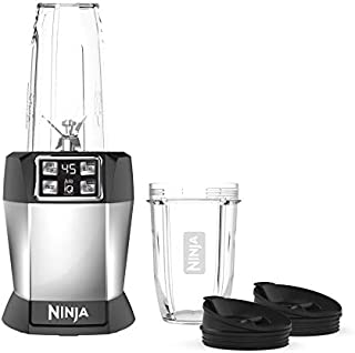 Ninja BL480D Nutri 1000 Watt Auto-IQ Base for Juices, Shakes & Smoothies Personal Blender, 18 and 24 Oz, Black/Silver