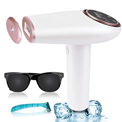 ICE Hair Removal for Women and Men Permanent Laser Hair Remover Cooling Painless Device Home Use