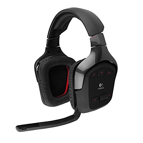 Logitech Wireless Gaming Headset G930 with 7.1 Surround Sound (Renewed)