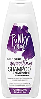 Punky Purpledacious 3-in-1 Color Depositing Shampoo & Conditioner with Shea Butter and Pro Vitamin B that helps Nourish and Strengthen Hair, 8.5 oz