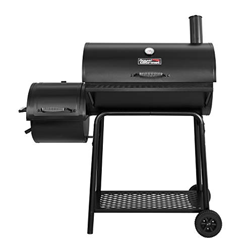 Royal Gourmet CC1830F Charcoal Grill with Offset Smoker, Black