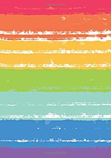 Flag Stripe Gay Pride Rainbow Journal: Unlined Sketchbook Notebook, No Lines Creative Drawing Book, A5 Blank Unruled Artist Sketch (LGBTQ Notebooks for Equality and Awareness Series)